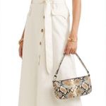 Nanushka Women's White Denim 100% Cotton Moun Midi Dress XL Photo 0