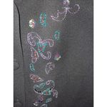 Carole Little Black Paisley Vest and Dress Pants Size 12 Photo 2