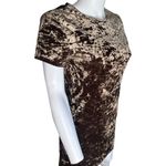 90’s Y2K Byer Too! California Short Sleeve brown velvet mini dress small​​​​​​​ Photo 2