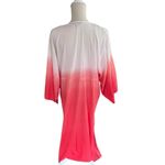 Boden Maxi Empire Beach Kaftan Dress Firecracker Dip Dye Orange US Size 10p White Photo 4