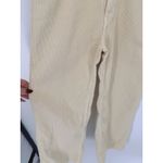 BDG  Urban Outfitters High Rise Wide Leg Corduroy Pants Size 27 Cream Retro Fall Photo 3