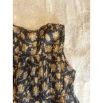 Mango  womens tank top Size 2 yellow floral sleeveless Photo 9