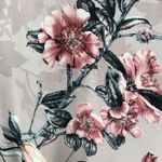 Veronica M Blush Floral Long Bell Sleeve Romper size Medium M Photo 10