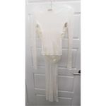 Meshki  2 Piece Set White Stretchy Knit Top And Long Maxi Skirt sz S Photo 7