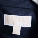 Michael Kors Black Faux Leather Gold Studded Jacket Photo 3