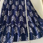 Aerie American Eagle Navy Blue Cut-out Smocked Back Maxi Dress XS Photo 6