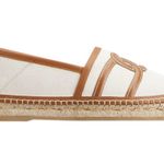 Tod’s NIB Gomma Kate Espadrille Flats in Beige Size 39 Brown Photo 0