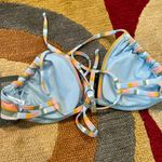 Wild Fable NWT Target Metallic Stripe Bikini Top Bathing Suit Swimwear Small Photo 1