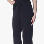 Ny Collection Petite Large PL Jumpsuit Stretch Sleeveless Surplice V-Neck Belted Photo 0