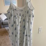 Hollister white and blue floral dress🩵 Photo 1