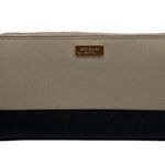 Kate Spade New York Black and Taupe Zip Around Wallet Photo 0