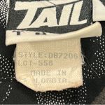 Vintage Tail Tech Full Zip Water Droplet Black and White Bomber Tennis Jacket Size M Photo 5