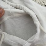 SASKI Oversized Cropped Hoodie Sweatshirt White (Medium) Photo 2