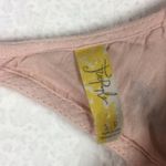 Free People  Emma’s Pink Embroidered Long Sleeve Cut Out Swing Mini Dress Small Photo 4