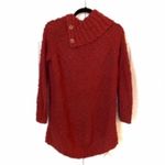 Anthropologie Moth Cowl Neck Sweater Orange Photo 4