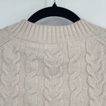Aritzia Aritizia Sunday Best Cable Knit Cream Sleeveless Light Acadeima Crop Sweater XXS Photo 5