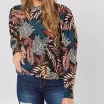 Gimmicks by BKE  Sheer Floral Top Size L Photo 1