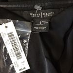 White House | Black Market Black 100% Silk Strapless Occasion Top  6 NEW Photo 9