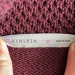 Athleta Maroon Breckenridge Knit Sweater Size 4 Photo 4