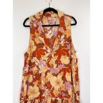 Show Me Your Mumu  Dress Orange Groovy Mini V Neck Floral Retro Glam Boho 2XL Photo 6