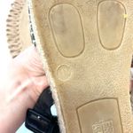 Vince  Edina Black Croc Embossed Black Leather Espadrille Sandal Platform Edie 11 Photo 9