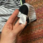 TAIL ZEBRA PRINT GREEN TRIM STRIPE QUARTER ZIP POLO GOLF TENNIS DRESS Black Photo 3