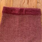 maroon burgundy red two toned knit skirt Photo 1