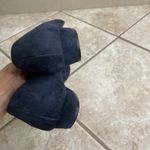 Bally Justine Sz 8Suede Pointed Toe Flats Women's Dress Shoes Low Heel blur Black Photo 3