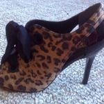 Nina Leopard Tie up Heels Photo 3
