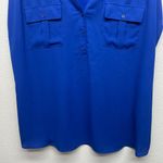 INC Womens Top 3X Mix Media Business Casual Workwear Office Career Party Event Blue Photo 3