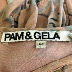 Pam & Gela  Smocked Yoke dress pink dragonfly print size medium Photo 5