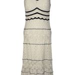 Olive & Oak Boho Cream and‎ Black Crochet Maxi Dress Photo 0