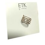 Ettika NWT ETK BY  Gold Spiral Ring Photo 1