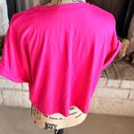 SheIn  Hot Pink Crop Top with Pocket Photo 2