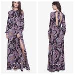 EXPRESS  paisley poet sleeve maxi dress New Photo 1
