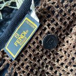 Fendi  beautiful brown open weave big scarf Photo 1