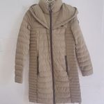 Michael Kors Long Beige Puffer Coat Photo 0