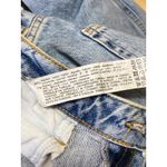 ZARA Women's Blue High Rise Light Wash Slit Flare Bootcut Denim Jeans Size 8 Photo 4