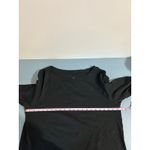 J. Jill pima cotton shirt size XL black 3/4 sleeve neutral classic Photo 5