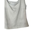 Olive and Oak White Black Smeared Smokey Sleeveless Cropped Tank Top Women Sz S Photo 4