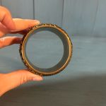 Vintage Indian Elephant Cuff Bracelet Gold Photo 4