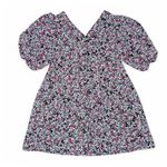 ZARA Floral Print Puffy Sleeve Mini Dress Photo 0