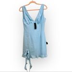 Lulus  Darling Choice Light Blue Sleeveless Ruffled Mini Dress
Size Medium | NWT Photo 3