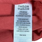 Max Studio Favorite Tee Coral Red Crew Neck Pocket T Shirt Women S Soft Casual Photo 5