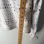 Under Armour  White Black Geometric Print Quarter Zip Long Sleeve Athletic Top M Photo 6