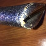 VINTAGE Silver Metallic Chain Strap Clutch Purse Photo 3