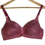 Prima Valentina Rose Lace Full Coverage Bra 42C Underwire Adjustable Straps Pink Size undefined Photo 0