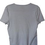 Ralph Lauren Lauren  Women's‎ Striped Blue White Top XL Photo 3