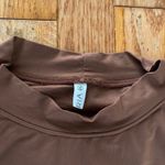 Brown and white ribbed reworked star shirt Photo 2