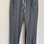 FIGS  Zamora Jogger Scrub Pants Size Small Grey Technical Collection‎ Photo 0
